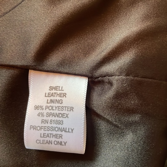 New! Never worn. GILI black leather jacket - Picture 6 of 6